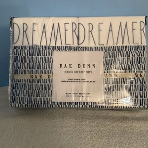 COPY - Rae Dunn king sheets set dreamer